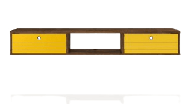 Liberty Wood 63' Floating Entertainment Center